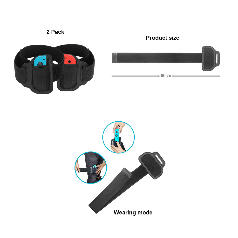 JYS JYS-NS215 10-in-1 Motion Control Grips Holder Golf Clubs Wrist Dance Band Handle Leg Strap Tennis Racket Game Accessories Set for Nintendo Switch JYS JYS-NS215 10-in-1 Motion Control Grips Holder Golf Clubs Wrist Dance Band Handle Leg Strap Tennis Racket Game Accessories Set for Nintendo Switch